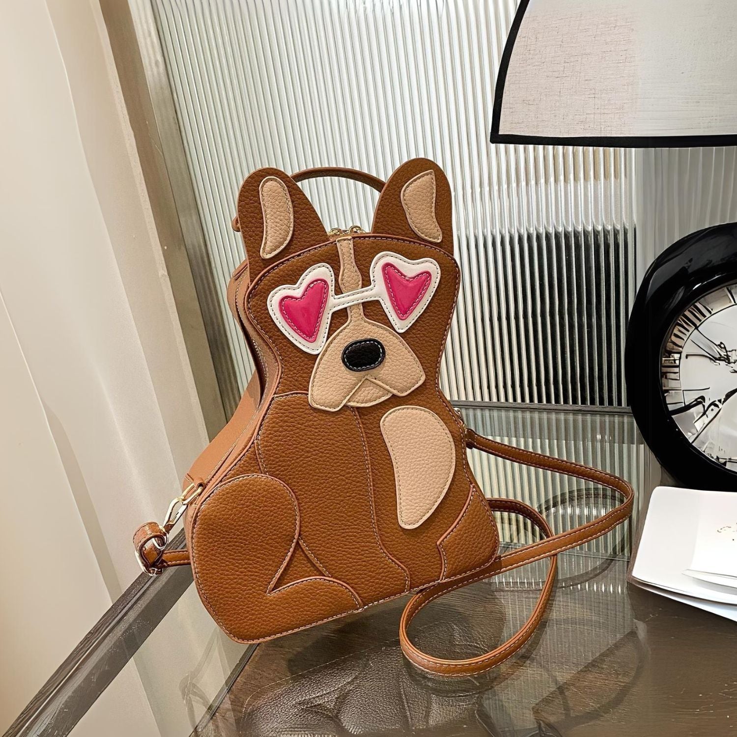 Bulldog-shaped Crossbody Bag For Women Summer Wear | Non-slip Design