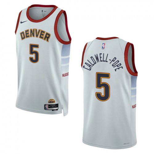 Denver Nuggets Kentavious #5 Durable Design Swingman Jersey Slim Fit