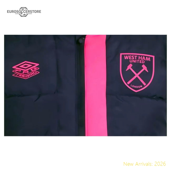 2023-2024 West Ham Gilet (austral Aura) - Authentic Design