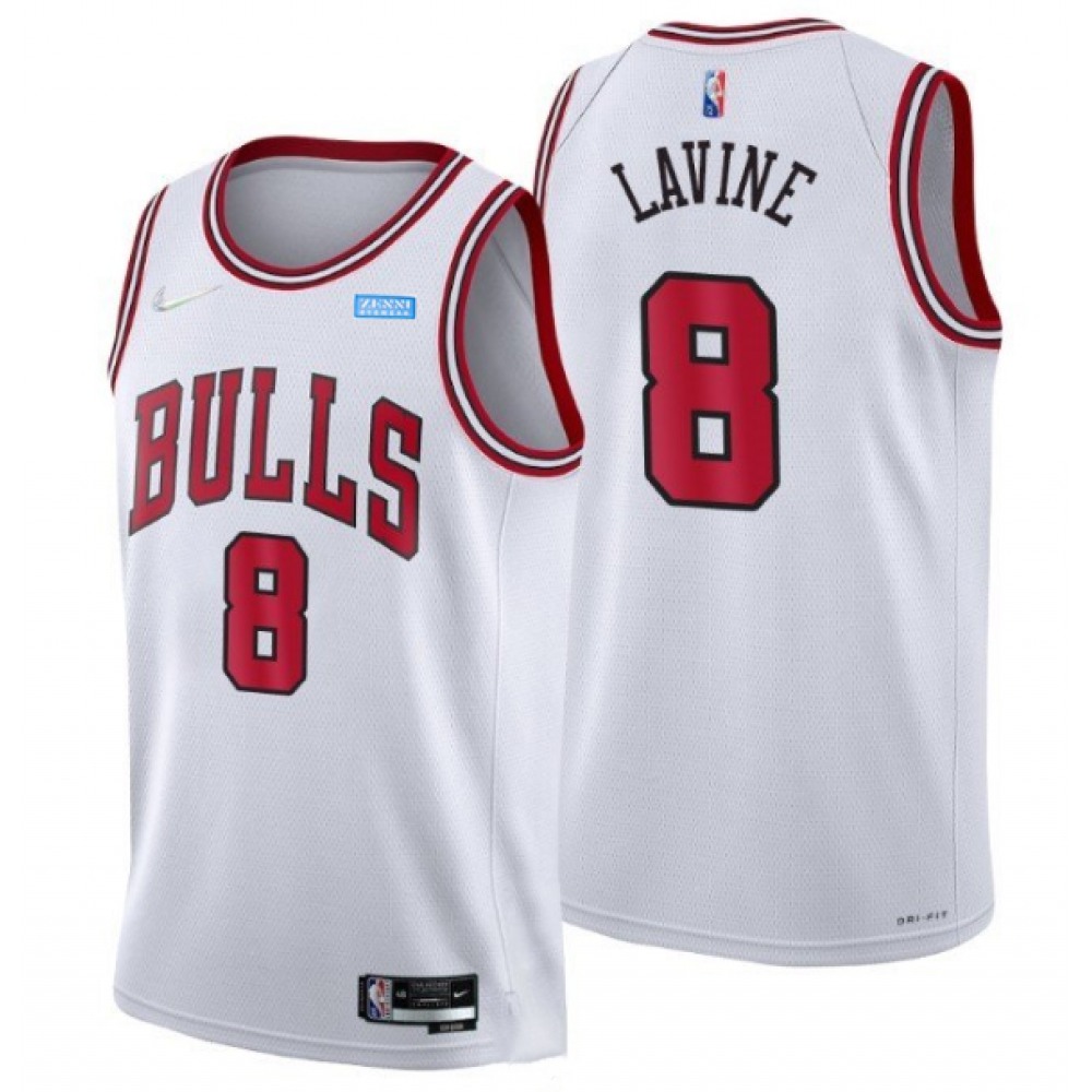 Pro Grade Chicago Bulls Zach LaVine8 Jersey - White - Fan Favorite