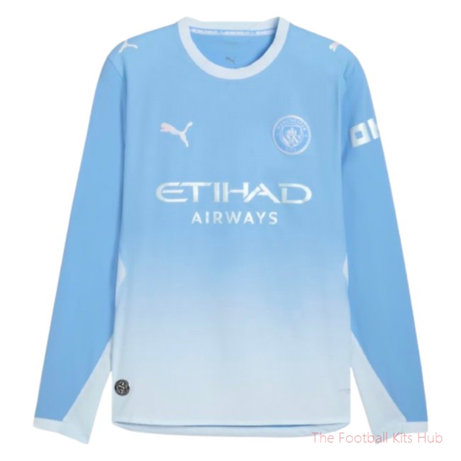 Supporters Man City 2026-2027 Long Sleeve Home Shirt (Haaland 9)