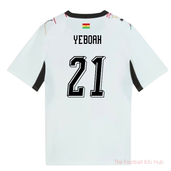 2026-2027 Ghana Home Shirt (Kids) (Yeboah 21)