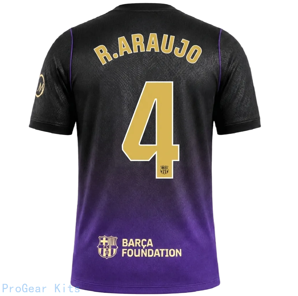 [LK] FC Barcelona Ronald Araujo #4 Away Uniform 2026/27
