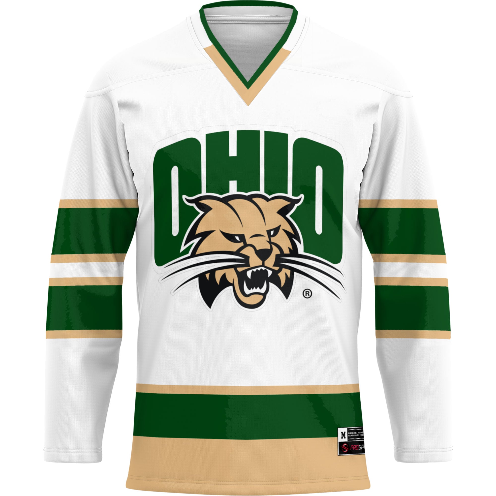 [DDG] Ohio Bobcats GameDay Greats Hockey Jersey - Green