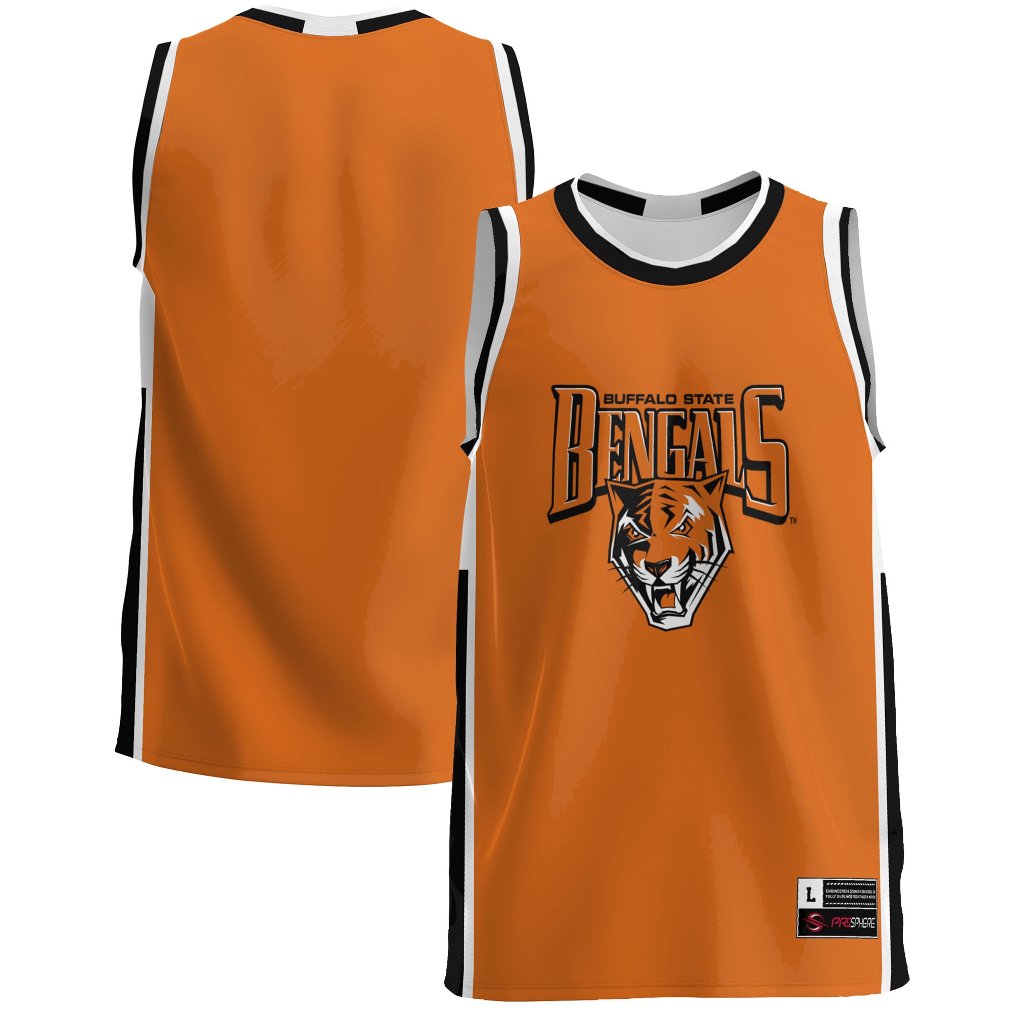 [NJP] Buffalo State Bengals GameDay Greats Lightweight Basketball Jersey - Orange