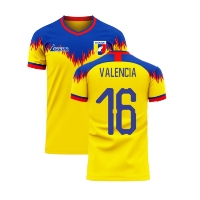 Ecuador National Team Collectible Home Collector Jersey (VALENCIA 16)