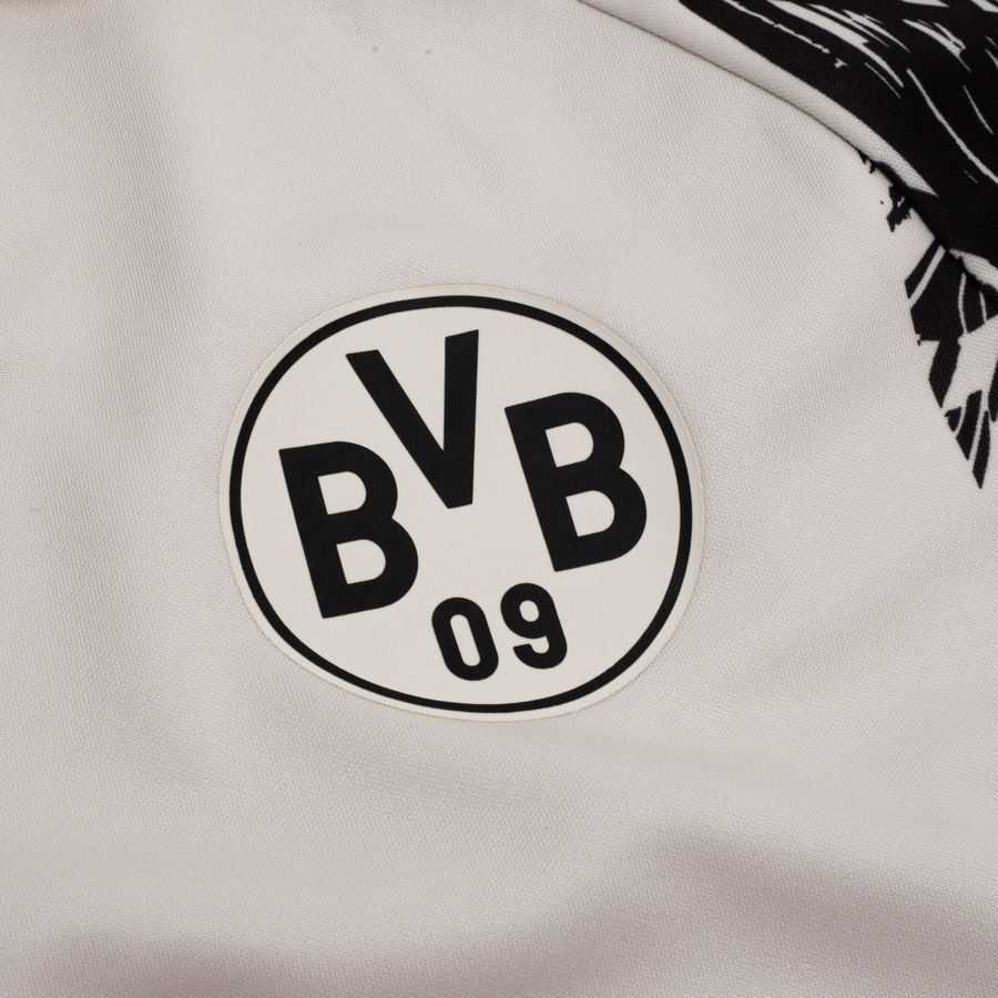Dortmund Football Shirt King Retro - Warm White/PUMA Black