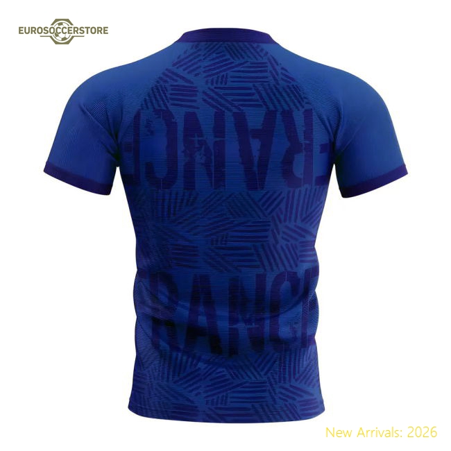 2025-2026 France Concept Home Rugby Shirt Womens