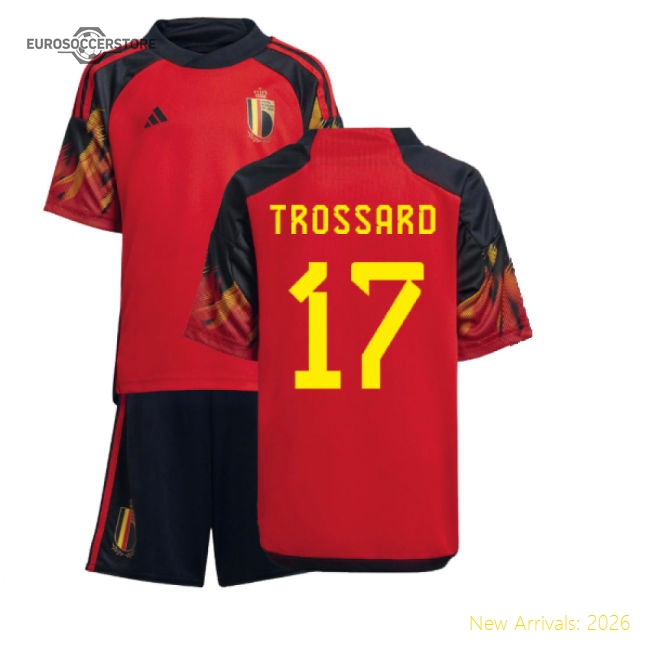 Belgium Home Mini Kit 2022-2023 Match Version Jersey