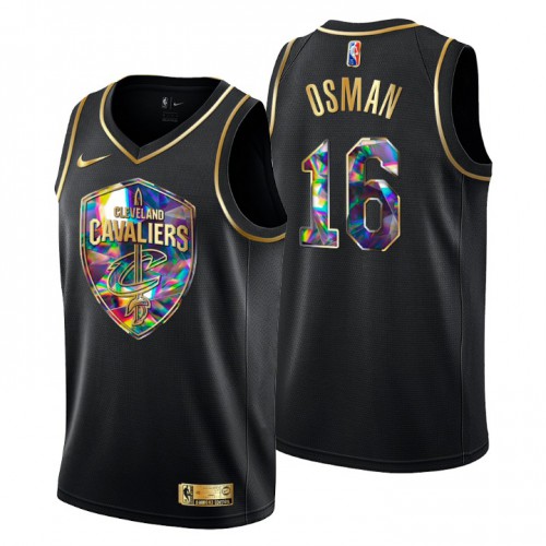 Black DEN Cleveland Cavaliers #16 High-Quality Jersey Game Day Wear