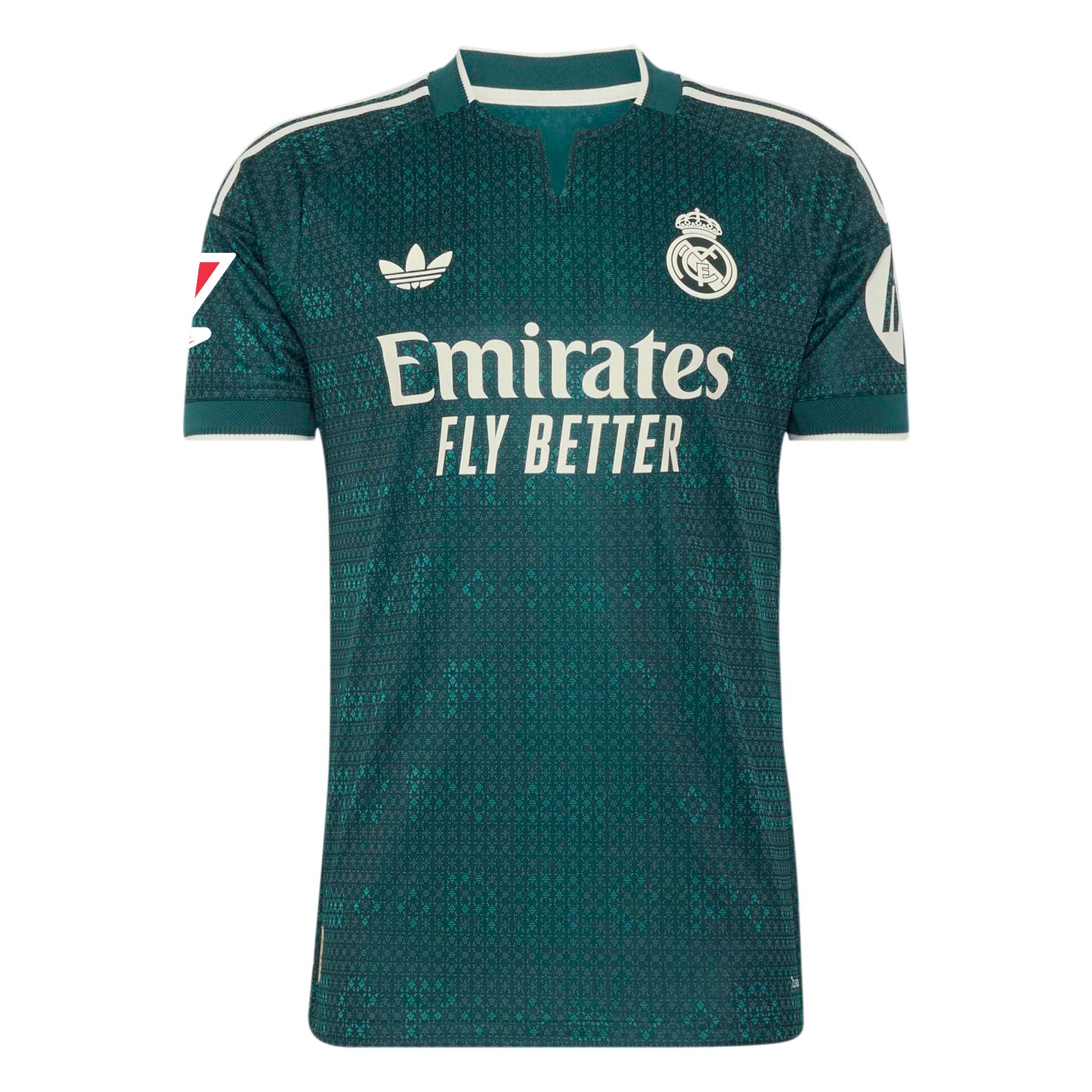 [JED] Real Madrid 2026/27 Away On-Field Authentic Patch Jersey - Green