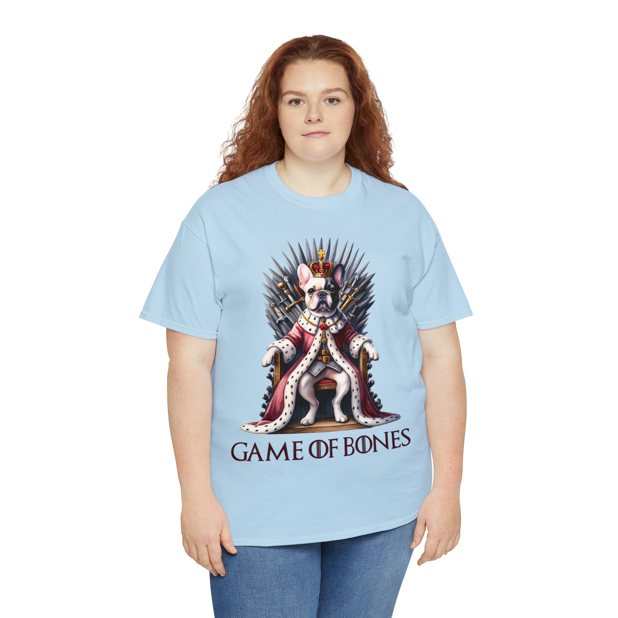 Game Of Frenchies - Dog Owner Unisex Cotton T-shirt Everyday Use