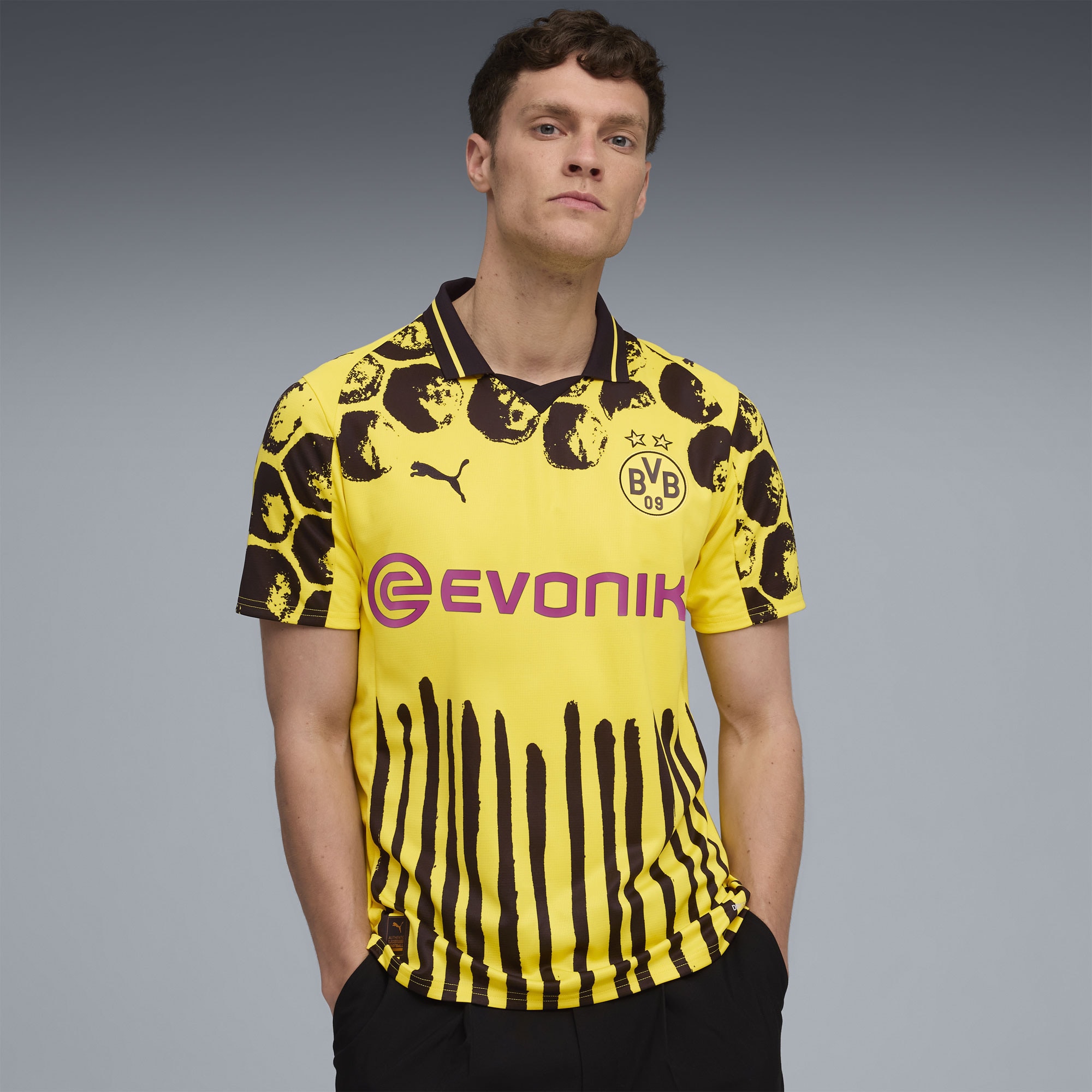 [SJH] Borussia Dortmund x KidSuper 2025 FIFA Club World Cup Replica Jersey - Yellow