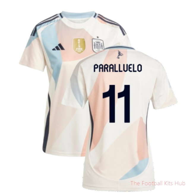 [JED] 2025/26 Spain Away Shirt (Womens) (Paralluelo 11)