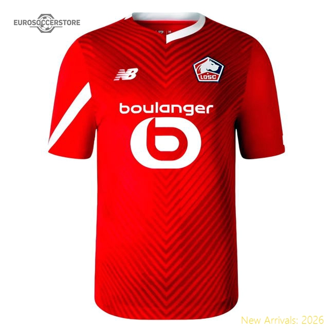 Lille Home Kit 2023-2024 Match Replica Jersey Stadium Approved