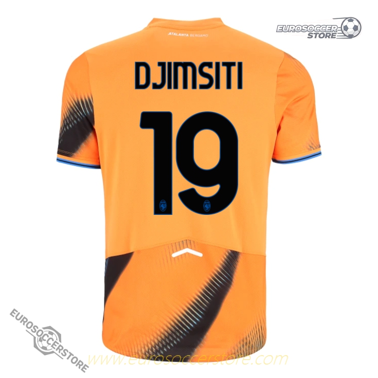 Atalanta Third Jersey 25-26 featuring DJIMSITI 19