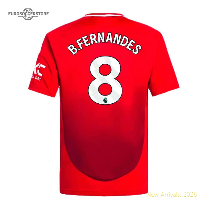 Luxury 2024-2025 Man Utd Home Mini Kit (bfernandes 8) - Collectors Item