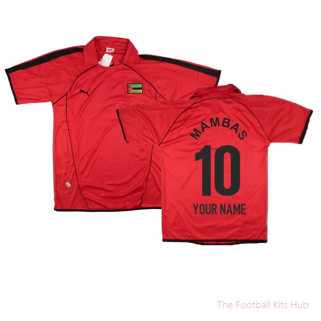 2009-2010 Mozambique Home Shirt (Your Name)
