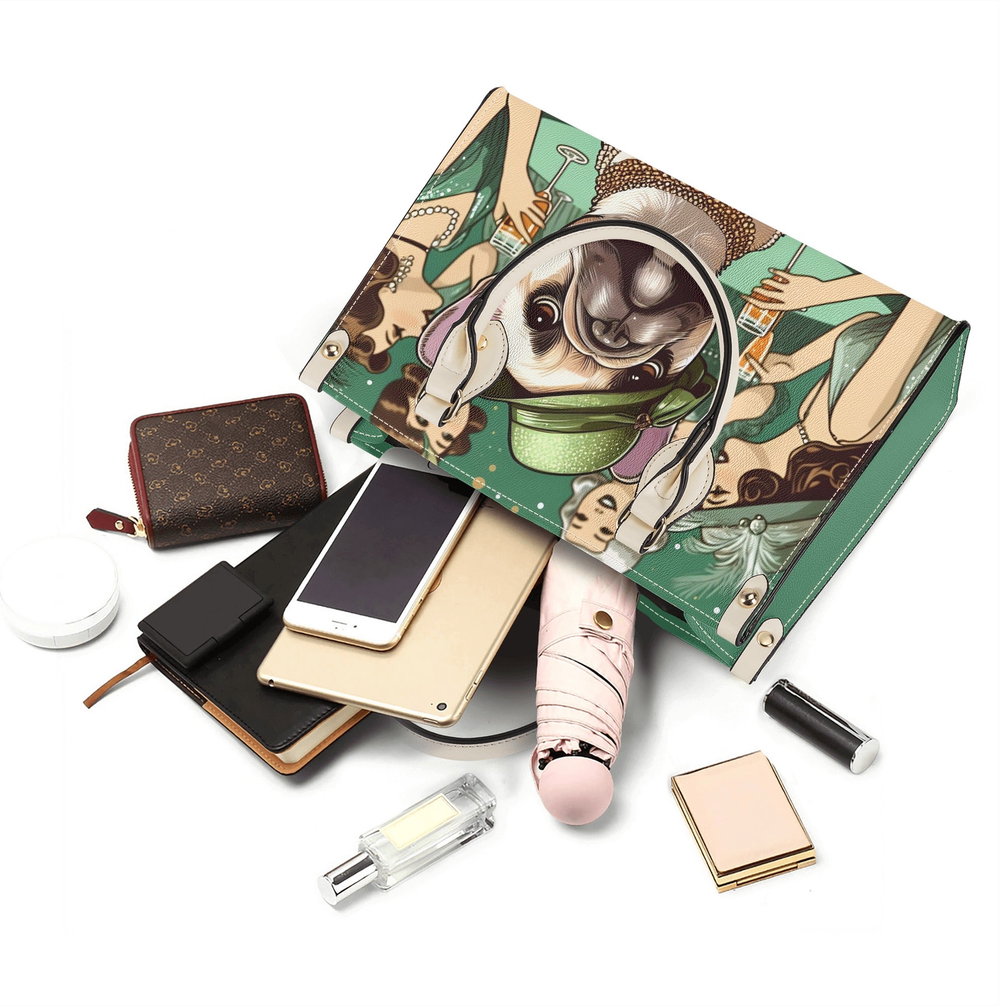 French Bulldog Lover Lady Luxury Women Handbag Gift For Dog Lovers