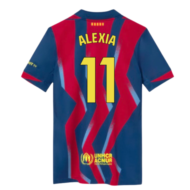 Barcelona Home Match Jersey Lightweight Moisture-wicking