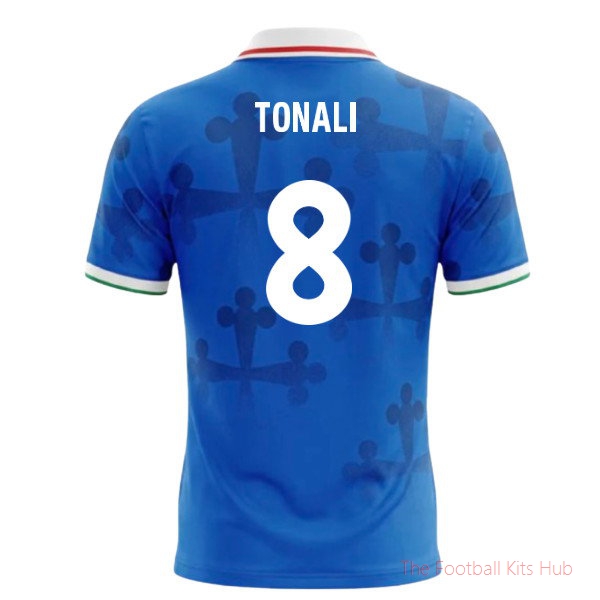 Fan Edition Pro Italy World Cup Football Shirt (Tonali 8)