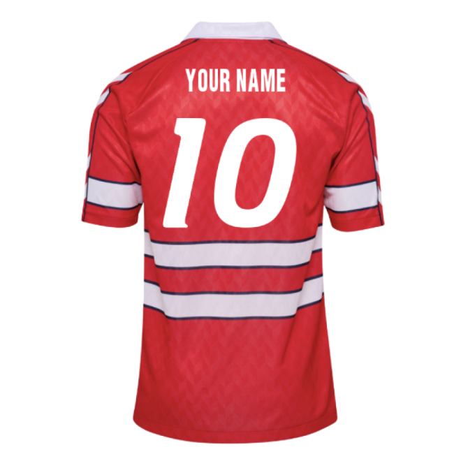 Premium 1988 Denmark Home Durable Professional Player Football Jersey