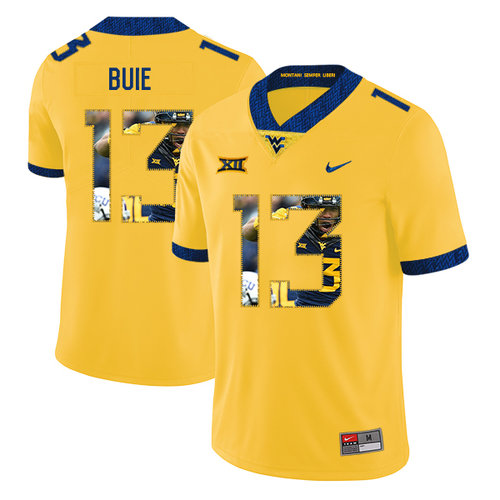 premium Men's None Andrew Buie #13 Yellow 2024 Football Jersey