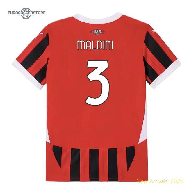 Football Team Kids Maldini Durable Jersey Dri-fit Flexible
