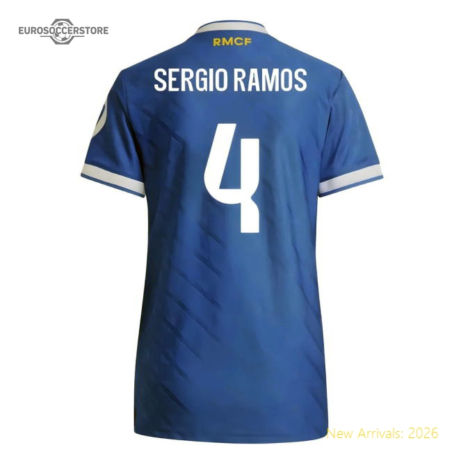 Fan-Favorite 2025-2026 Real Madrid Authentic Third Shirt (Womens) (Sergio Ramos