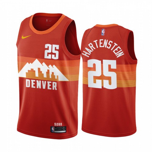 Nuggets Isaiah Hartenstein #25 Elite 2020 City NBA Swingman Jersey Red