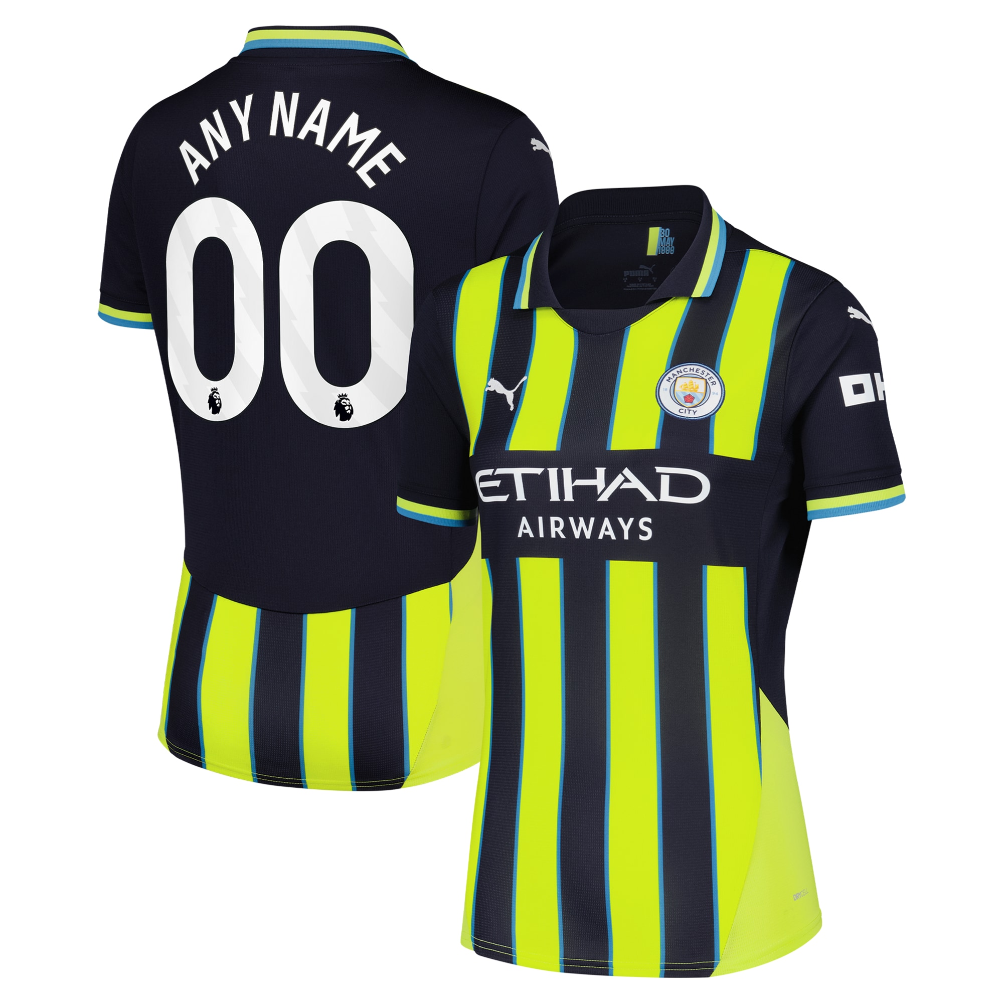 [SJH] Manchester City Women's 2024/25 Away Replica Custom Jersey - Navy