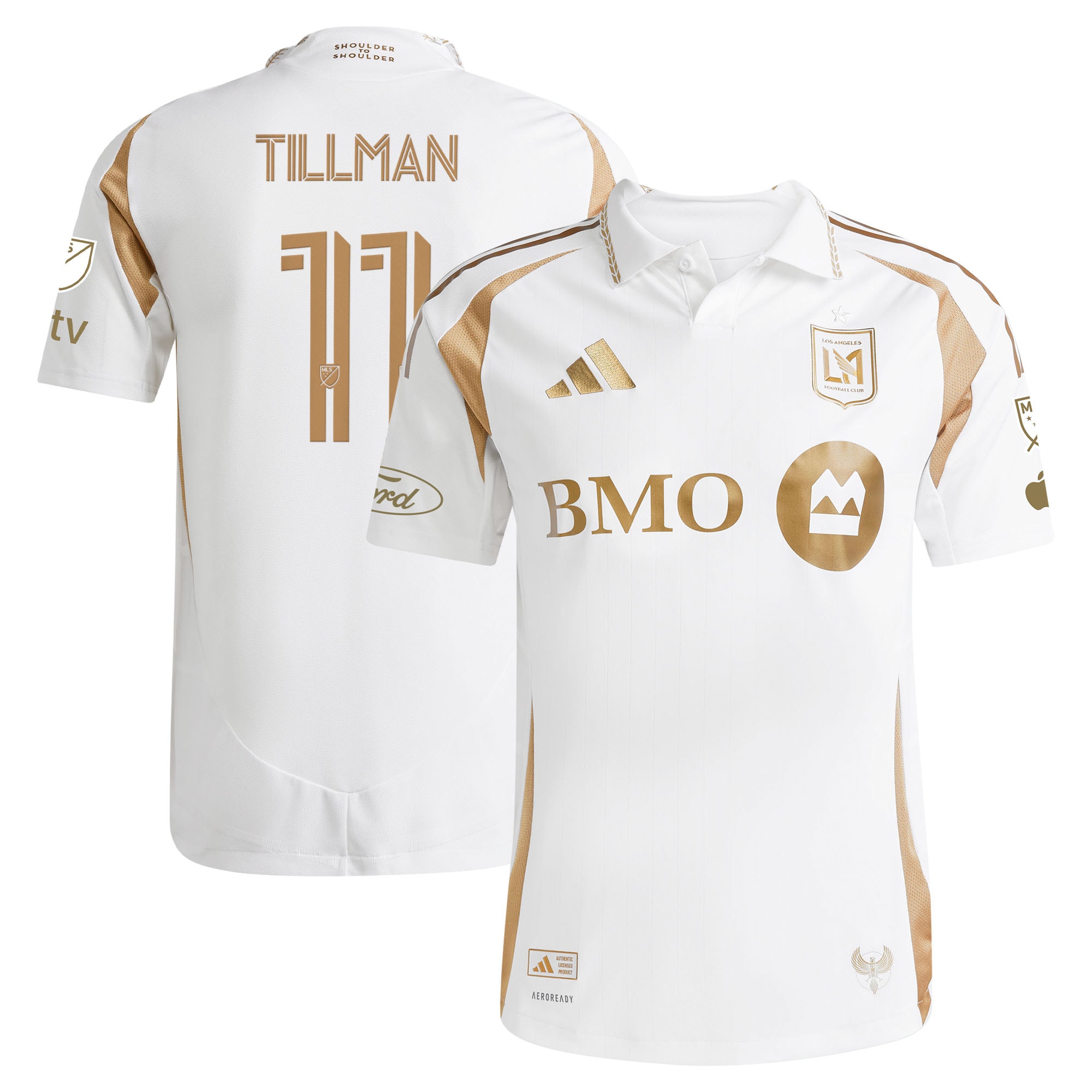 [JED] Timothy Tillman LAFC 2025 Secondary On-Field Authentic Jersey - White