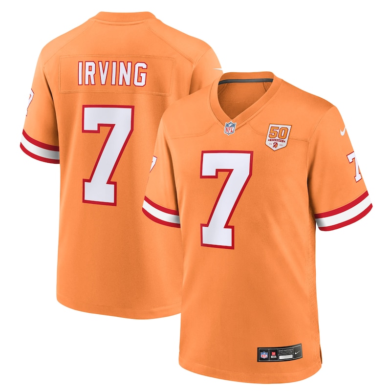 None Bucky Irving TB Buccaneers Retro Elite Jersey Football Apparel