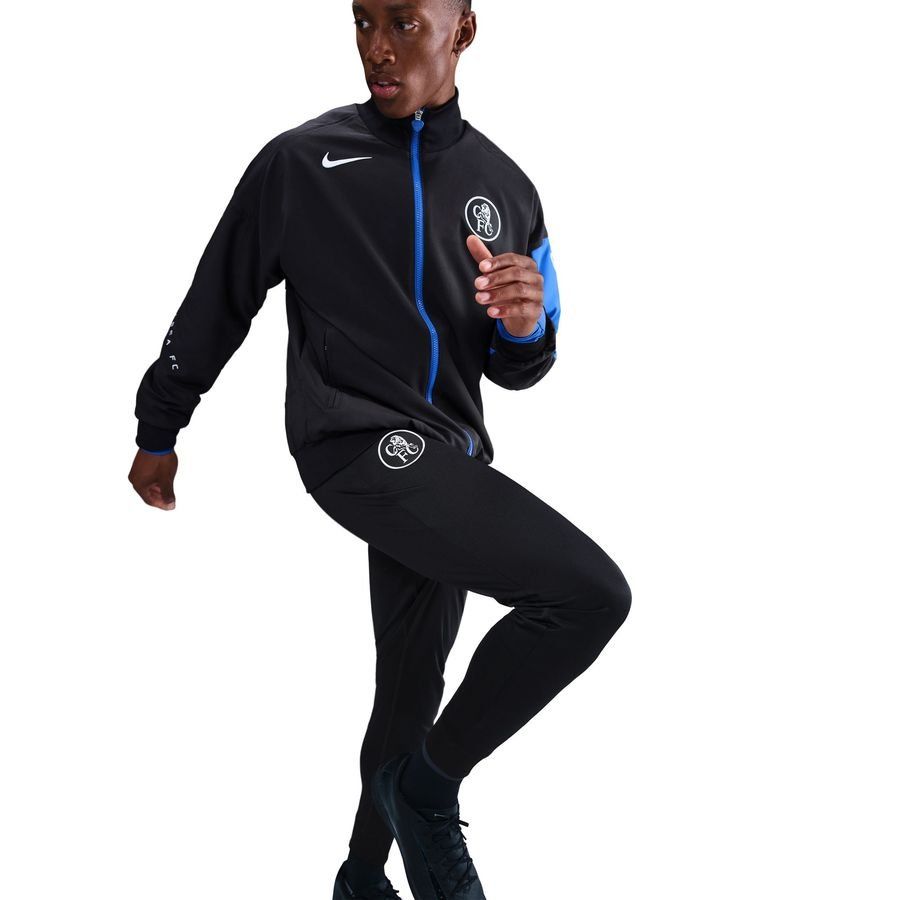 Chelsea Training Trousers Dri Fit Strike 3rd Jet Black/field Silver