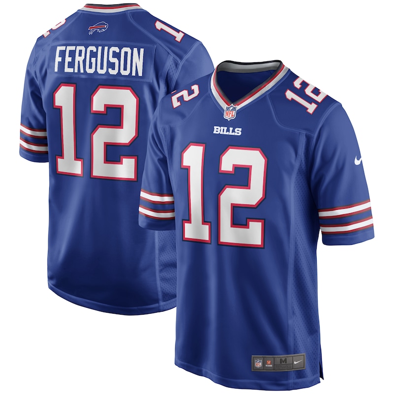 None Joe Ferguson BUF Bills Sleek Premium Material Jersey Football App