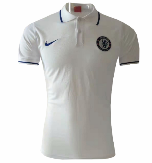 Professional Grade 2019-20 CHELSEA WHITE POLO SHIRT WITH PANTS