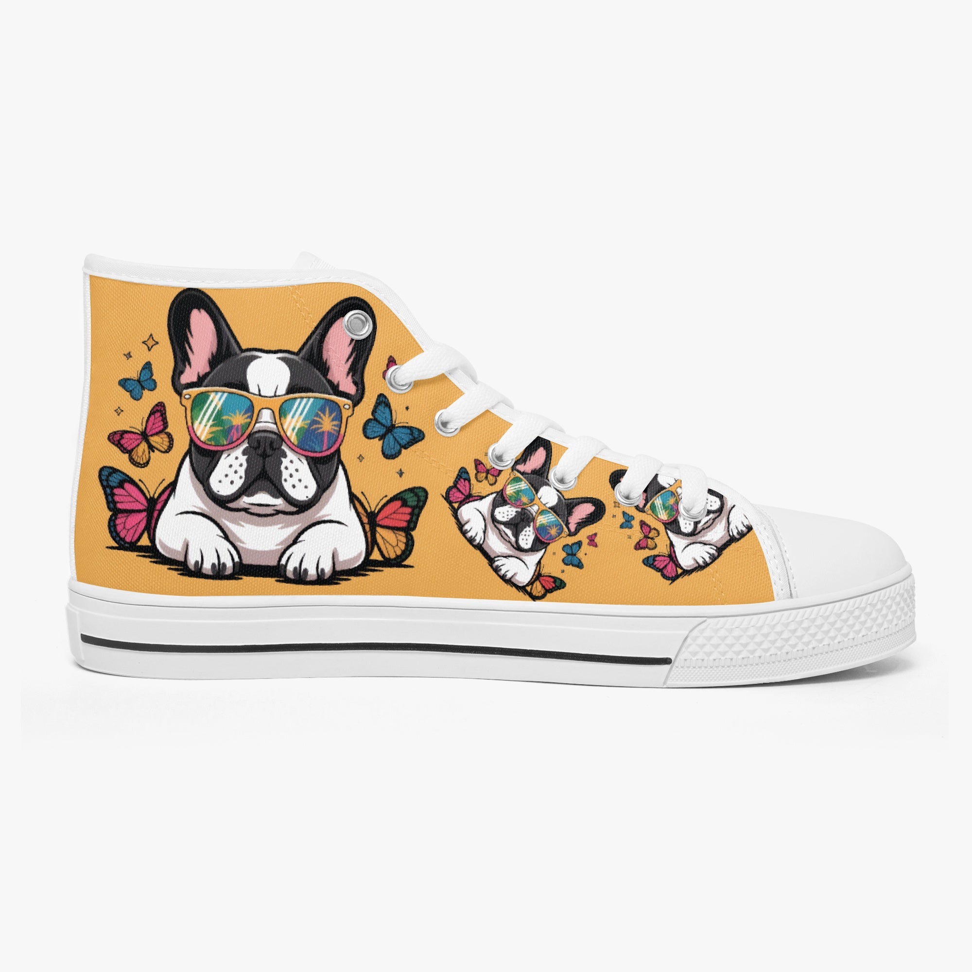 Georgette - Classic High-Top Canvas Shoes