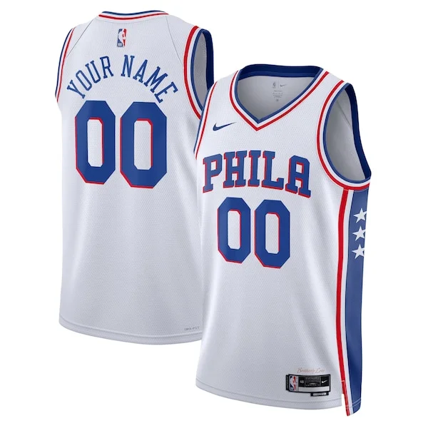 Philadelphia 76ers PHI Swingman Jersey - fashionable authentic - White