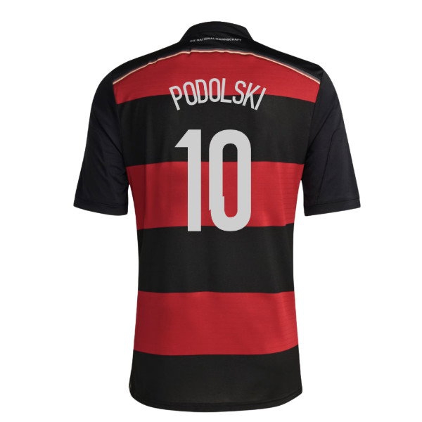 [SD] 2014 Germany Away Originals Reissue Shirt (Podolski 10)