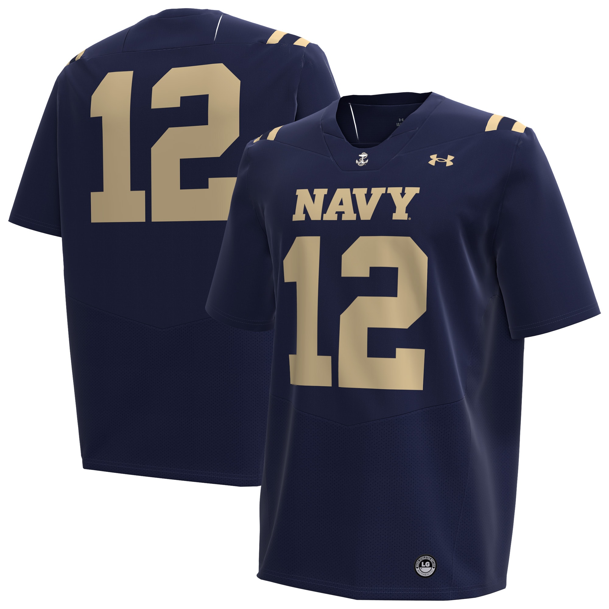 #12 Navy Midshipmen Replica 26/27 Football Jersey - Navy