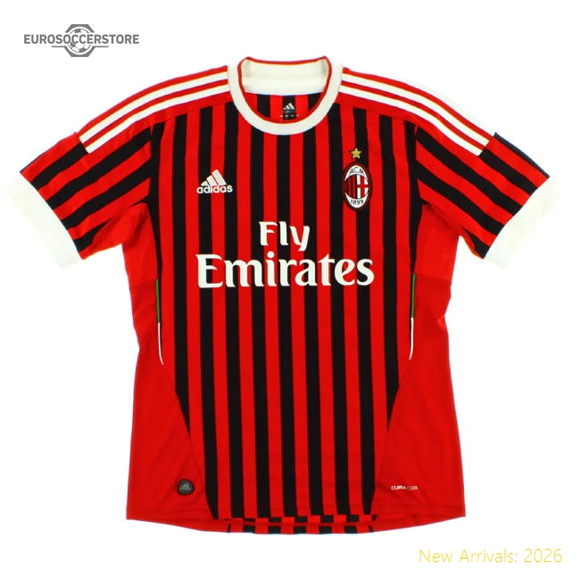 Official Home Ac Milan Jersey 2023-2024 Breathable Quick-dry