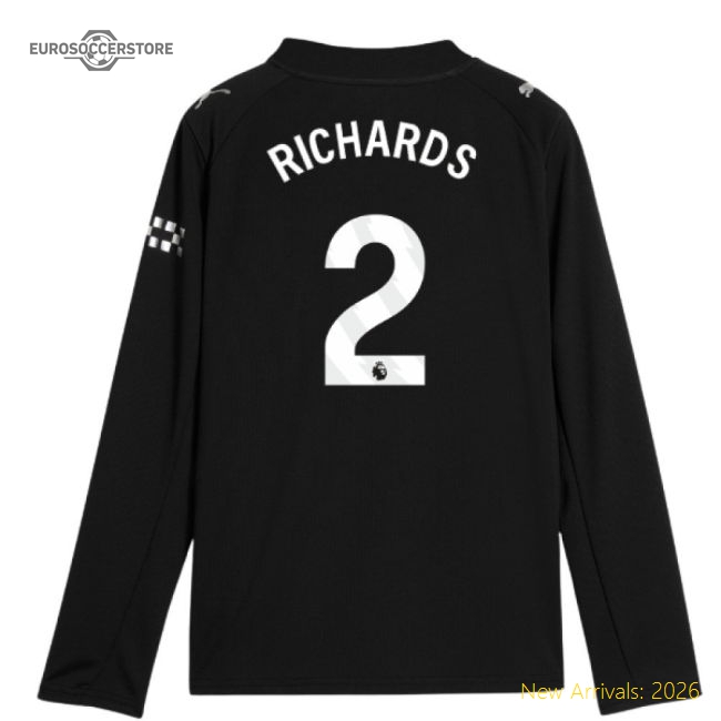 2025-2026 City Man Long Sleeve Away Top (Kids) (Richards 2)