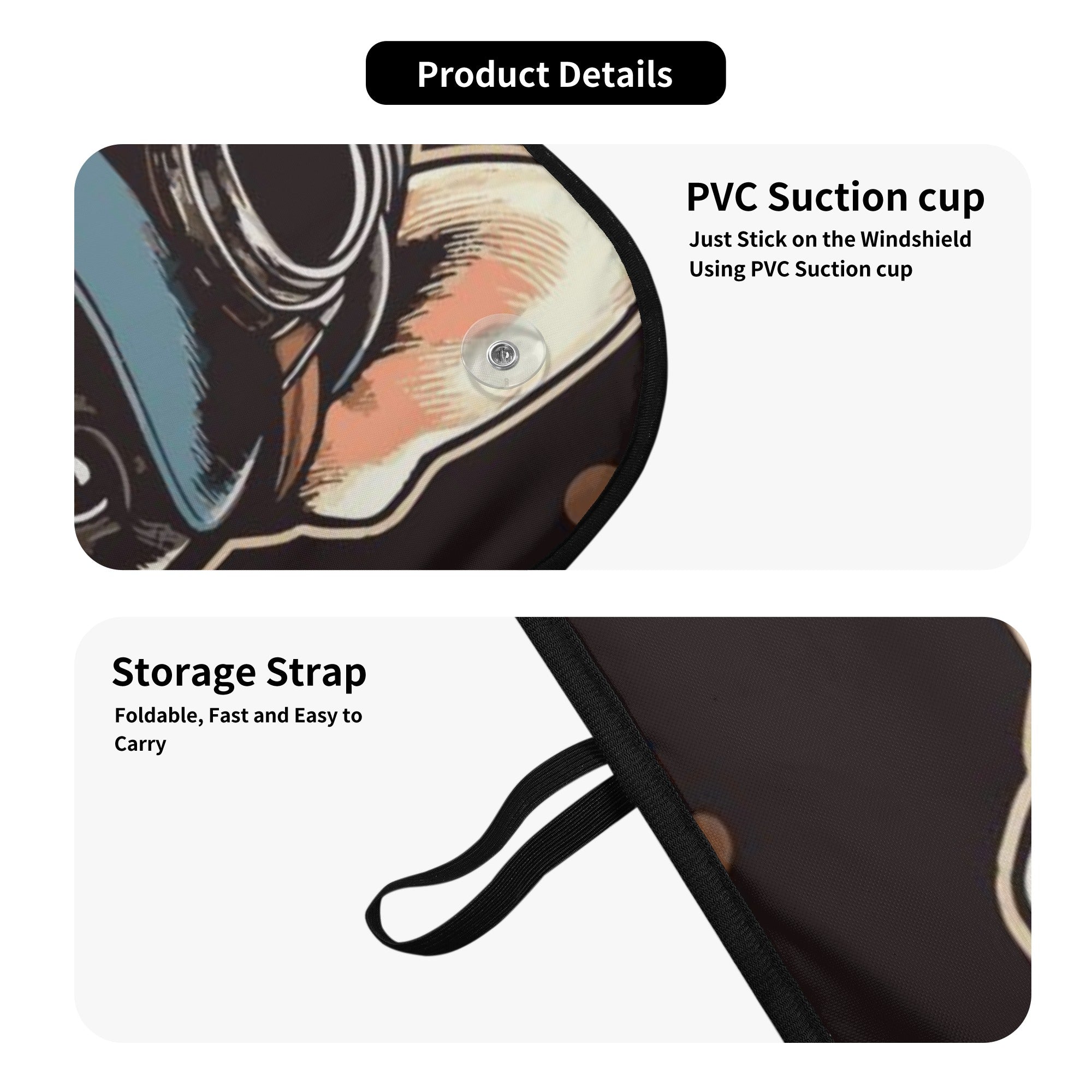 Jax - Durable Car Auto Sun Shade Winter Wear | Non-slip Design