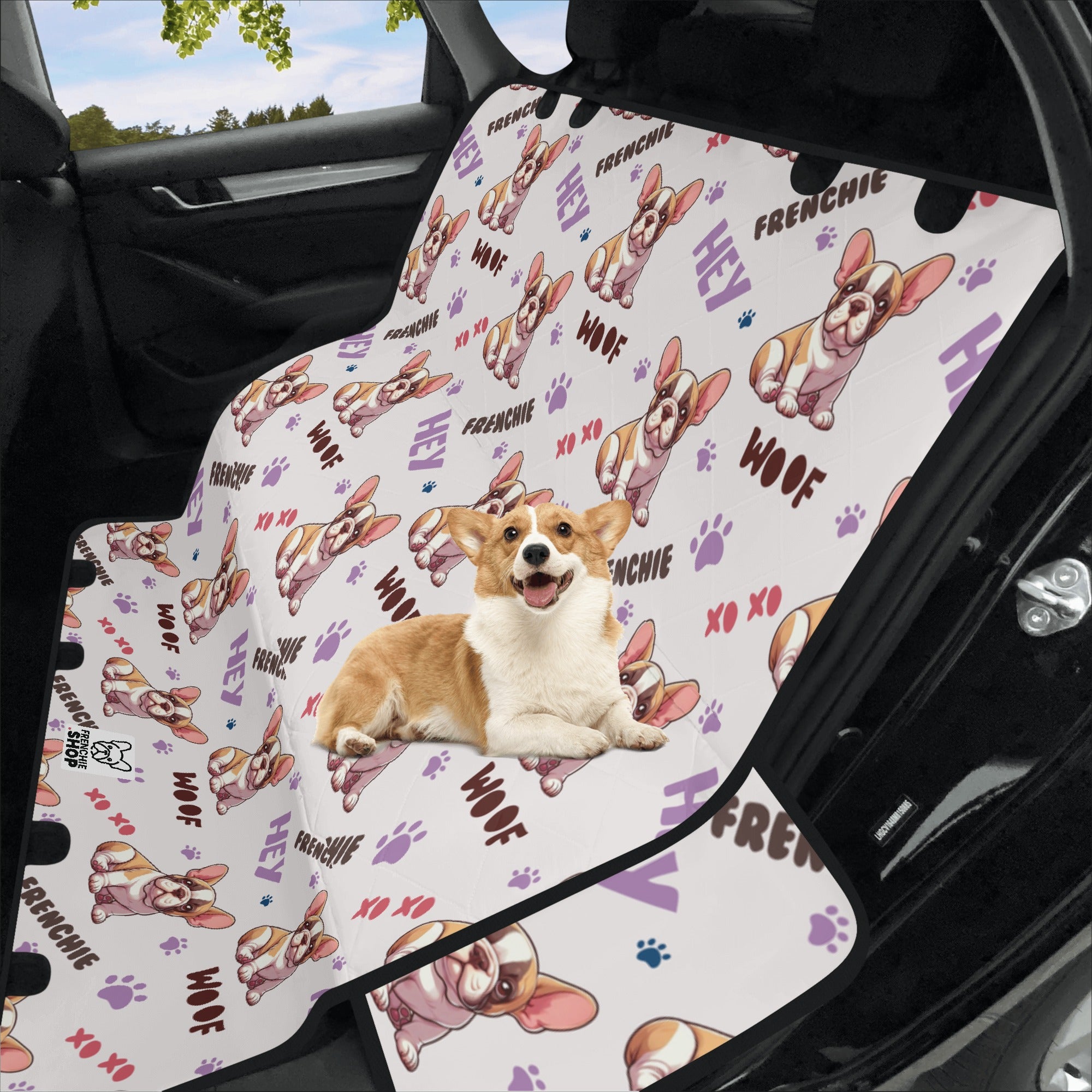 Car Pet Seat Covers For French Bulldog Pet Gear | Comfort Fit