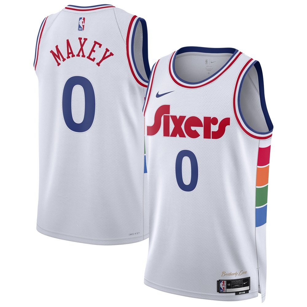 Classic Philadelphia 76ers White Jersey - City Edition - Must-Have Jersey