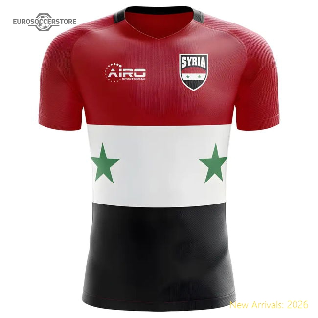 Syria Concept 20252026 Home Jersey  Top Breathable Breathable