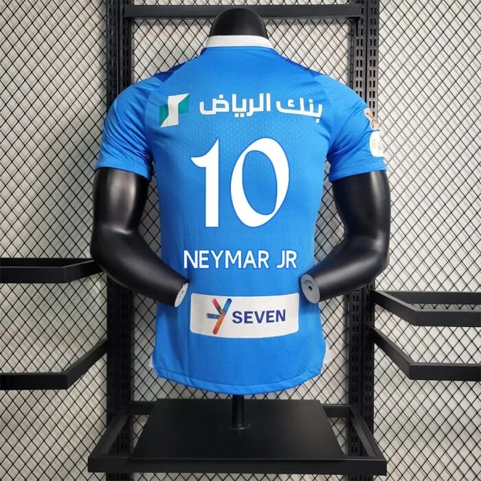 2324 Al Hilal Saudi Nermar Jr 10 Home Soccer Jersey Football Shirt