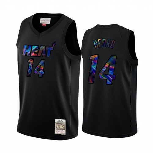 Black Miami Heat #14 Heat Jersey - Durable Fabric NBA Fan Apparel