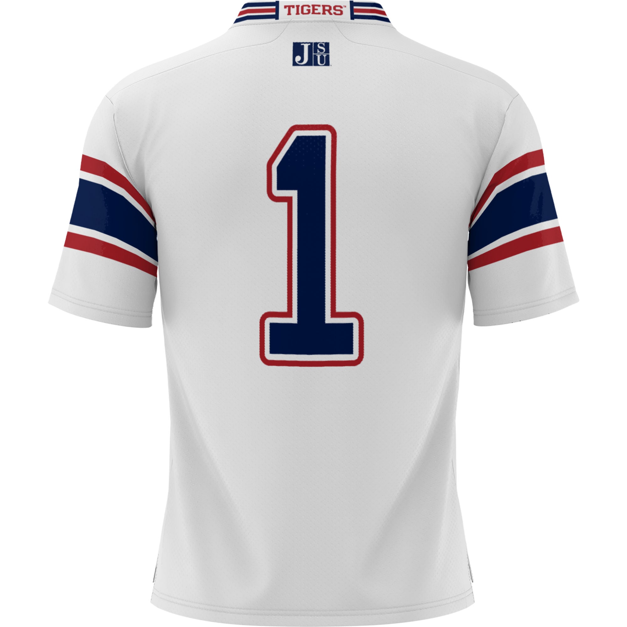 Youth #1 White Jackson State Tigers Football Jersey