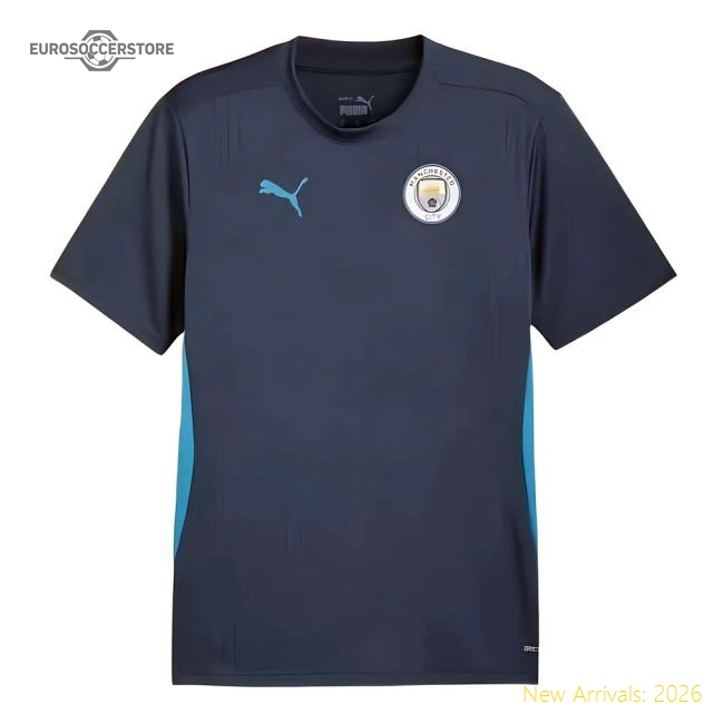 Premium 2024-2025 Man City Training Shirt (inky Blue) - Premium